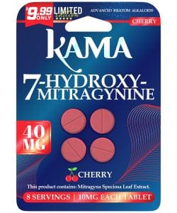 7-Hydroxymitragynine Cherry Tablet - 40MG