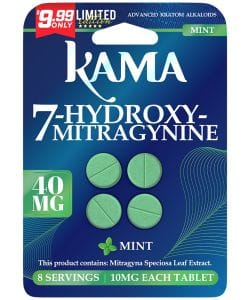 7-Hydroxymitragynine Mint Tablet - 40MG