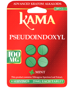 Kratom Extract Pseudoindoxyl Mint Tablet - 100MG